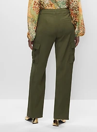 Pantalon cargo jambe droite