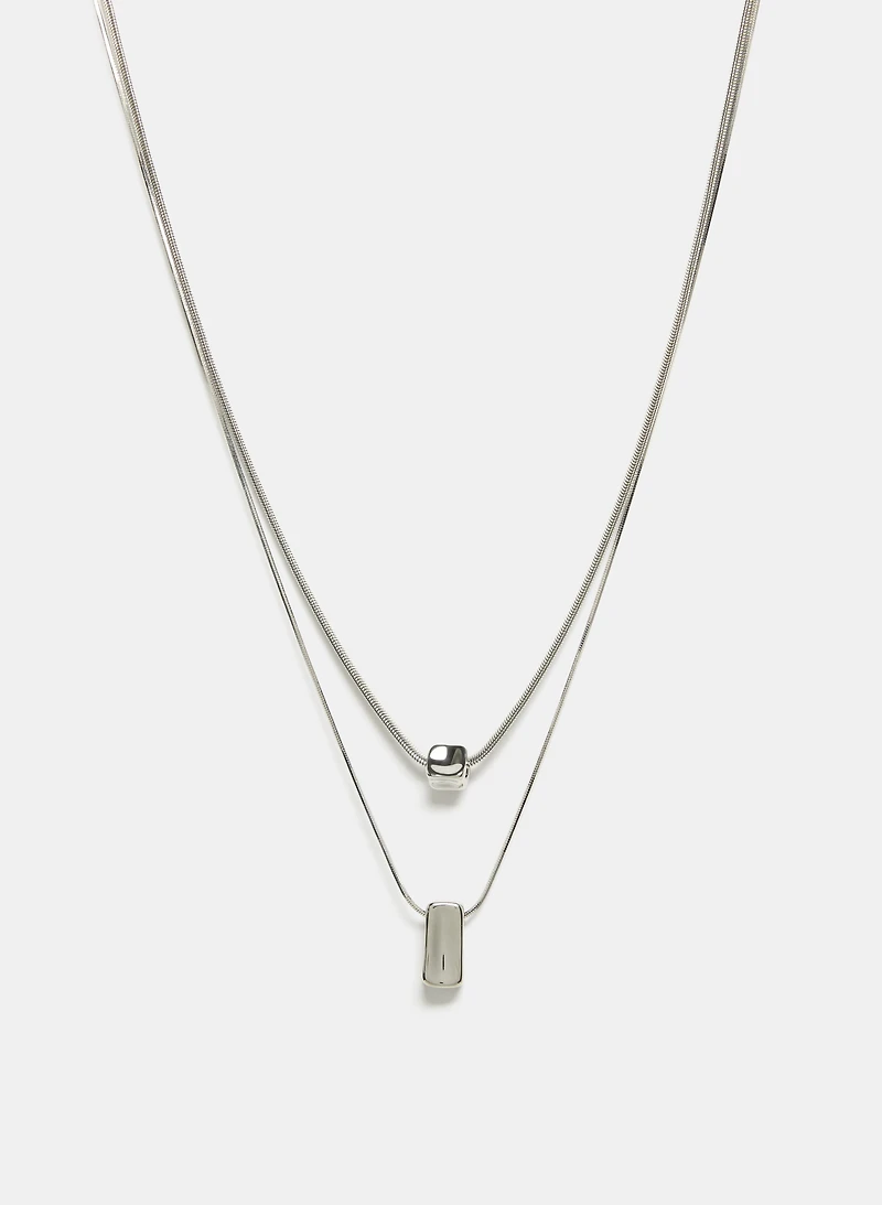 Layered Pendant Necklace