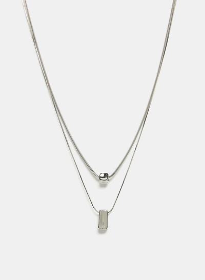 Layered Pendant Necklace