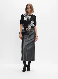 Floral Jacquard Sweater