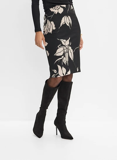 Floral Pencil Skirt