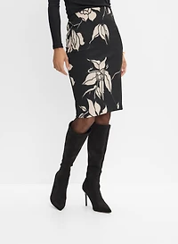 Floral Pencil Skirt