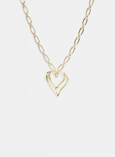 Collier à pendentif en cœur