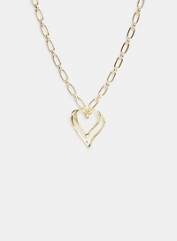 Collier à pendentif en cœur
