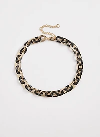 Two-Tone Chain Necklace