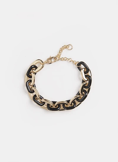 Two-Tone Chain Bracelet