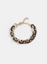 Two-Tone Chain Bracelet