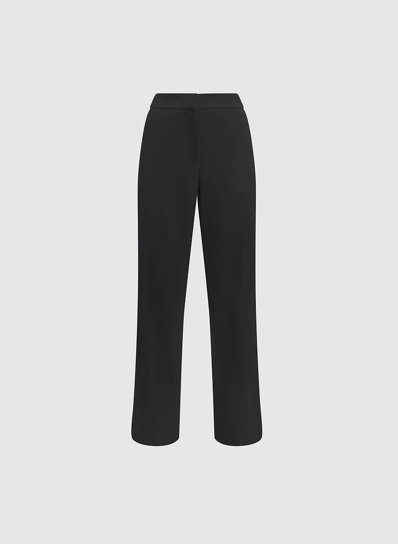 Wide-Leg Trouser Pants