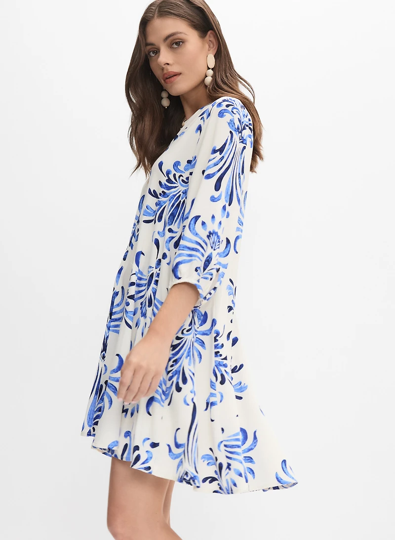 Robe à motif baroque