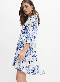 Robe à motif baroque
