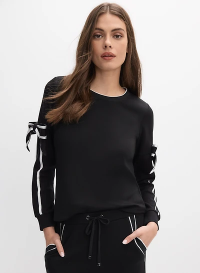 Bow Long Sleeve Top