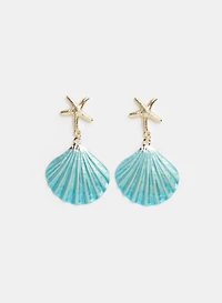 Seashell Drop Earrings
