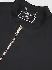 Satin Bomber Jacket