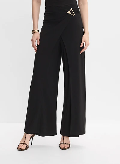 Pantalon à jambe large