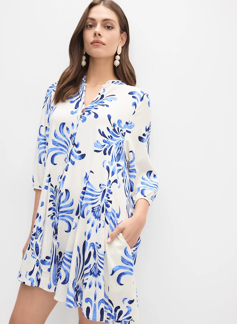 Robe à motif baroque