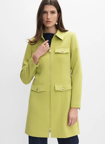 Imperméable à fermeture éclair