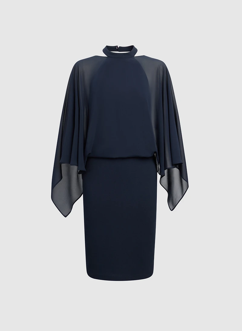 Cascading Flounce Dress