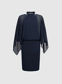 Cascading Flounce Dress