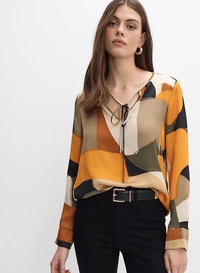 Joseph Ribkoff - Blouse à motif abstrait