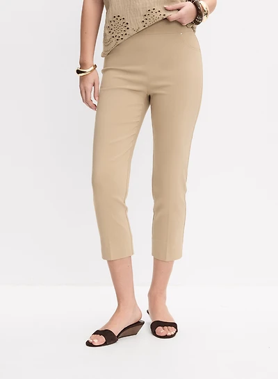 Pull-On Bengaline Capris