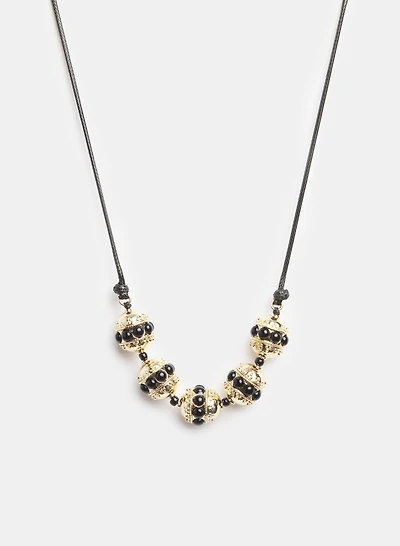 Beaded Cord Necklace