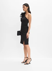 Robe à bretelle unique
