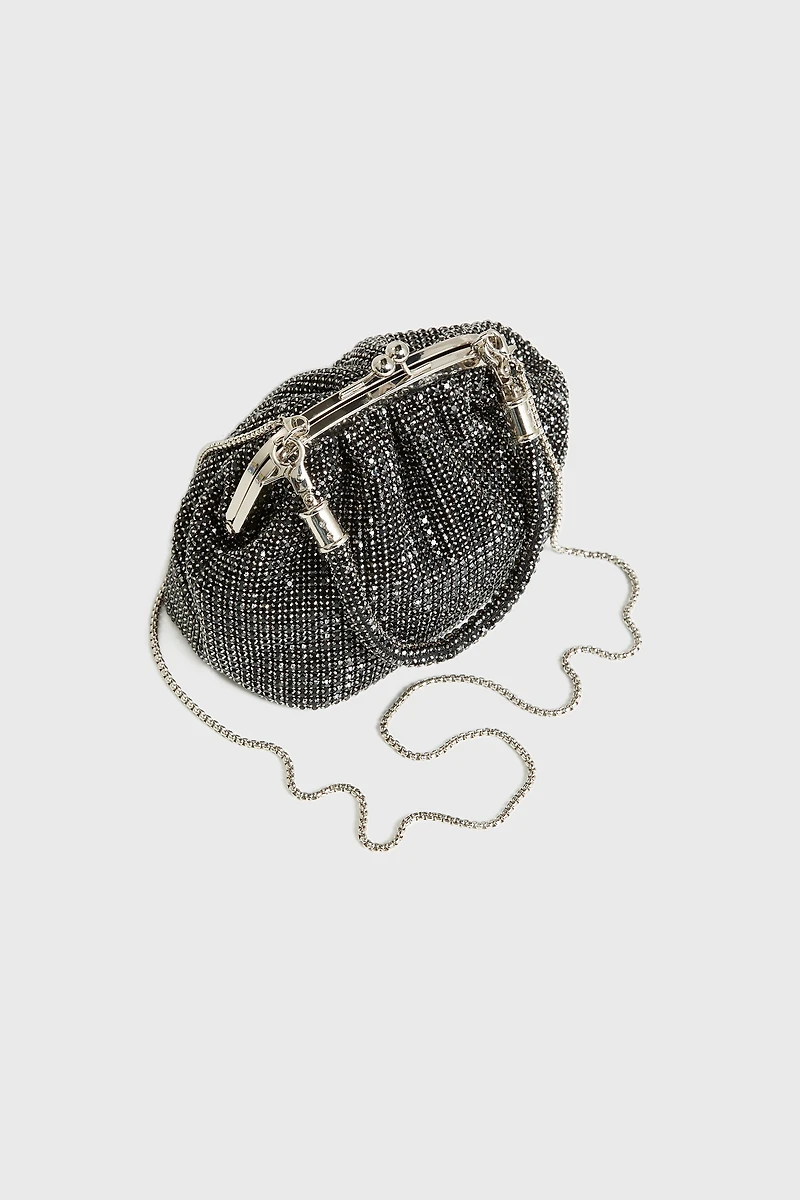 Embellished Pouch Evening Bag