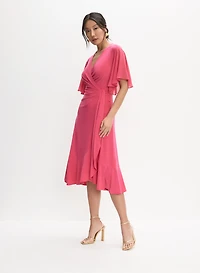 Joseph Ribkoff - Chiffon Wrap Dress