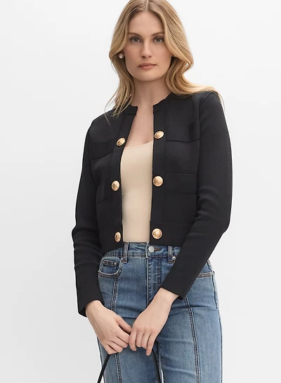 Button Detail Blazer
