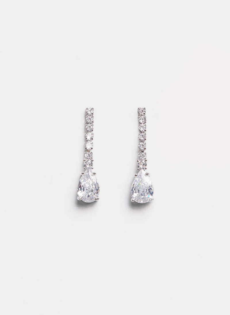 Boucles d'oreilles en cristaux