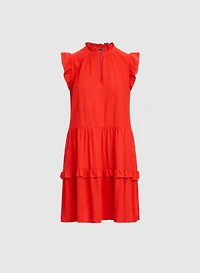 Robe en mélange de lin