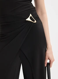 Pantalon à jambe large