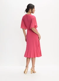Joseph Ribkoff - Chiffon Wrap Dress