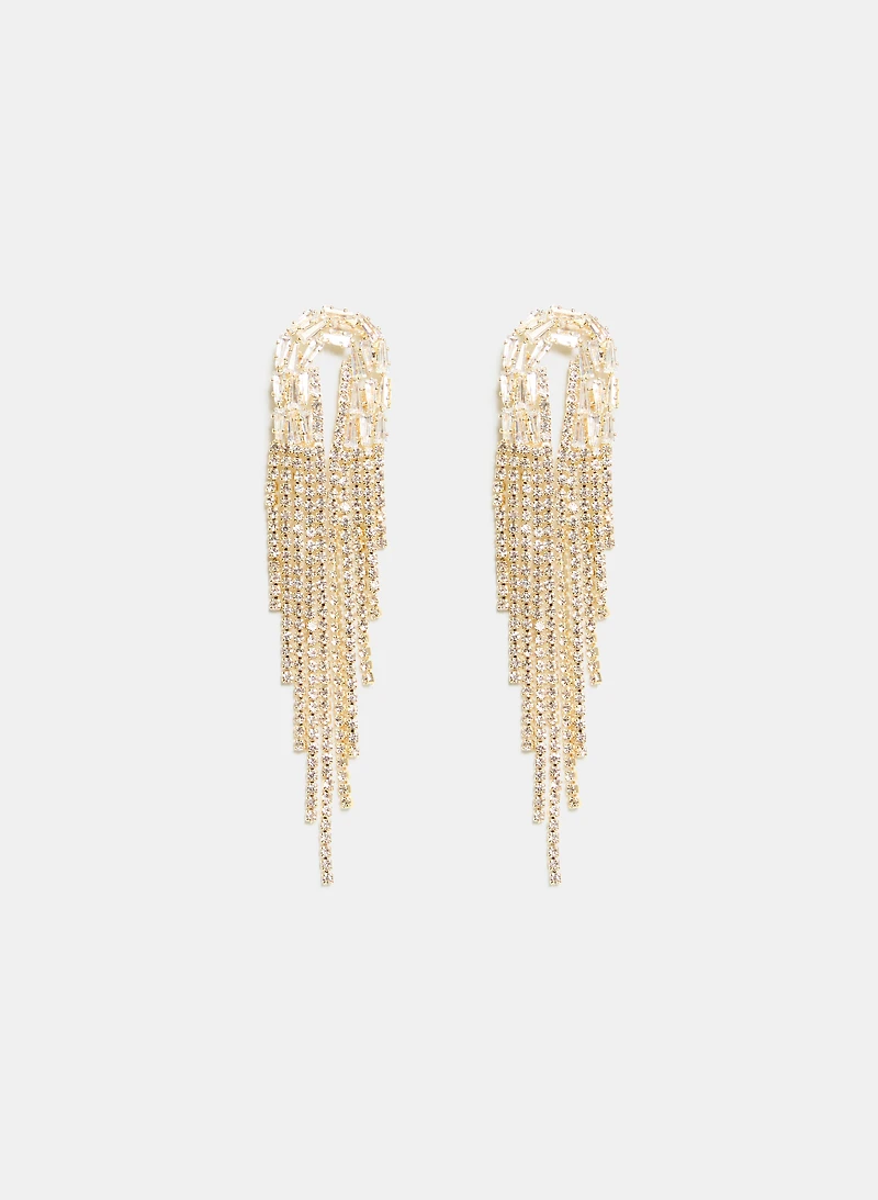Crystal Cascade Earrings