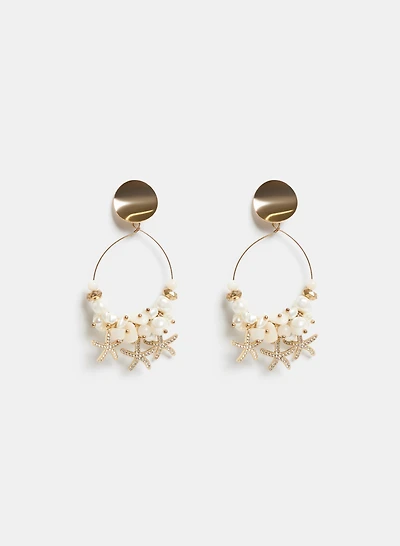 Starfish Drop Earrings