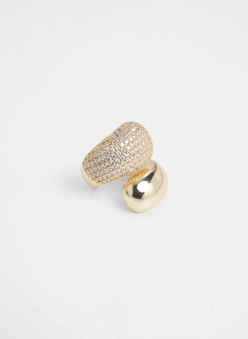 Cubic Zirconia Crystal Ring