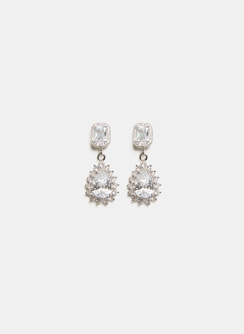 Boucles d'oreilles pendantes en goutte d'eau