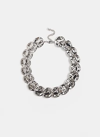 Metal Disc Necklace