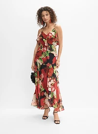 Floral Chiffon Dress