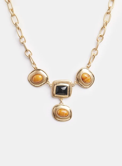 Resin Stone Necklace