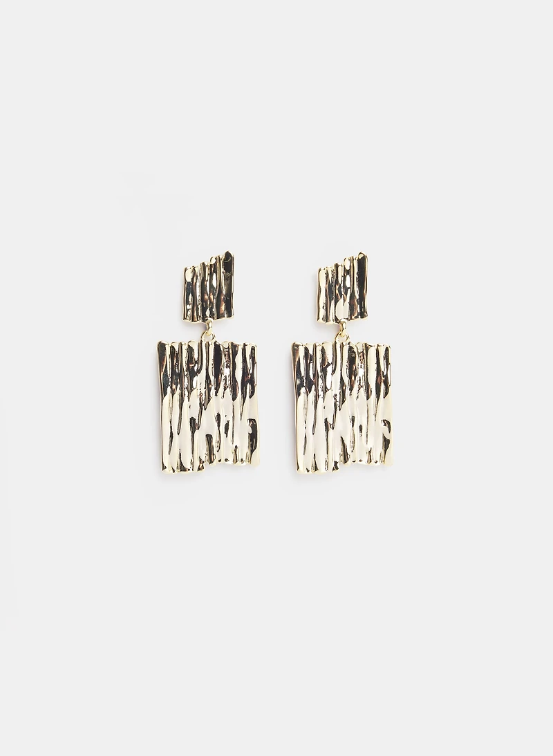 Geometric Square Earrings