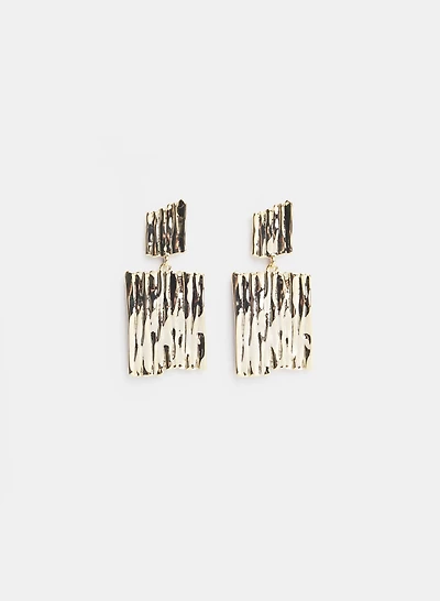 Geometric Square Earrings
