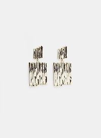 Geometric Square Earrings