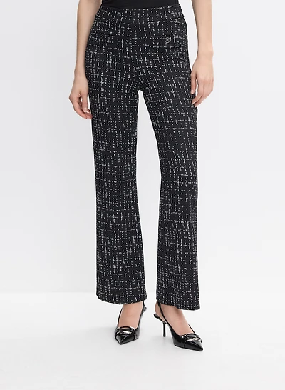 Joseph Ribkoff - Abstract Jacquard Knit Pants