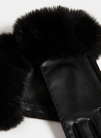 Vegan Leather Gloves