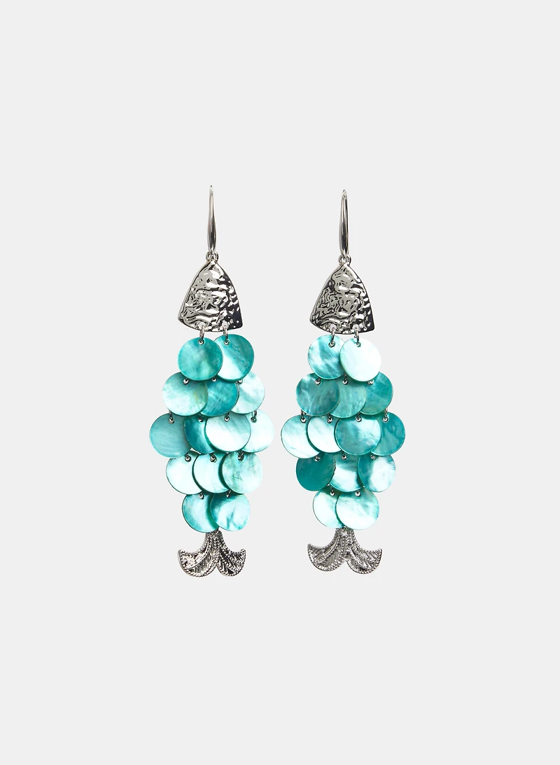 Fish Shell Earrings