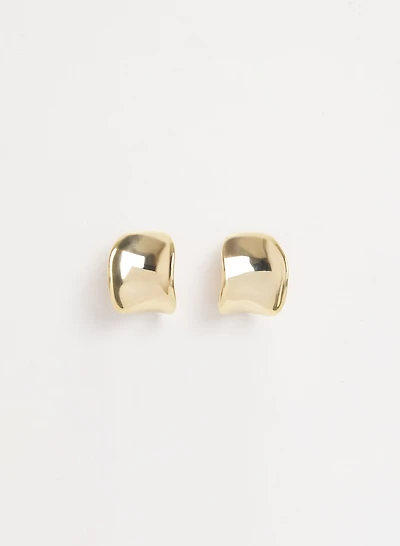 Curved Hoop Earrings
