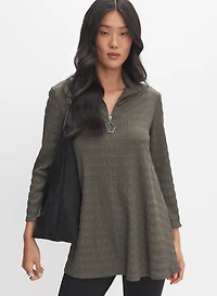 Joseph Ribkoff - Half-Zip Closure Top