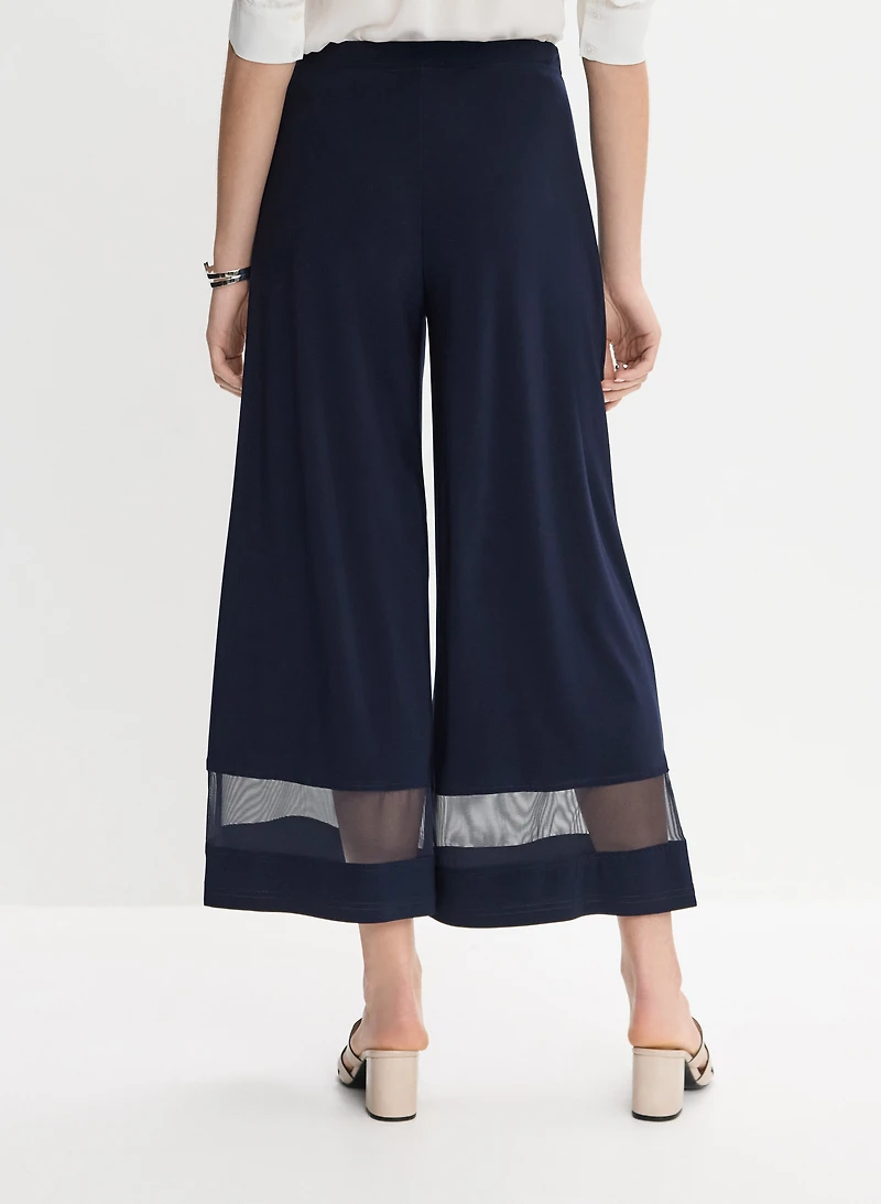 Joseph Ribkoff - Pantalon large à détails transparents