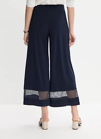 Joseph Ribkoff - Pantalon large à détails transparents